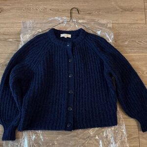 Sezane Emile Cardigan Navy - Size XXS